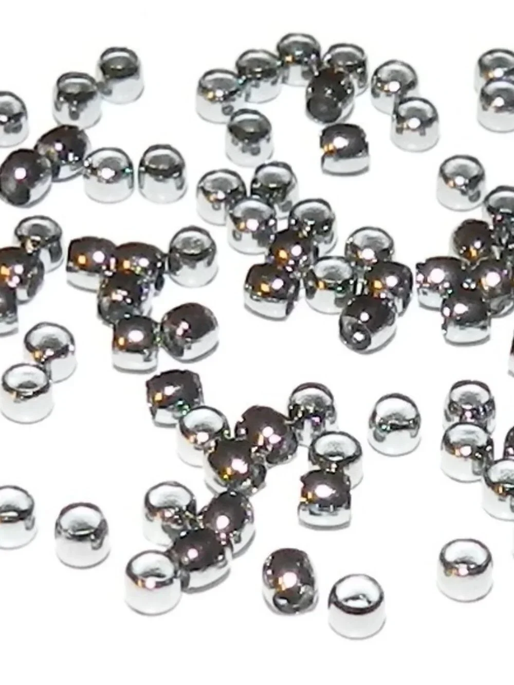 MB217 Gunmetal Plated Brass 2mm Micro-Small Round Spacer Beads 100pc